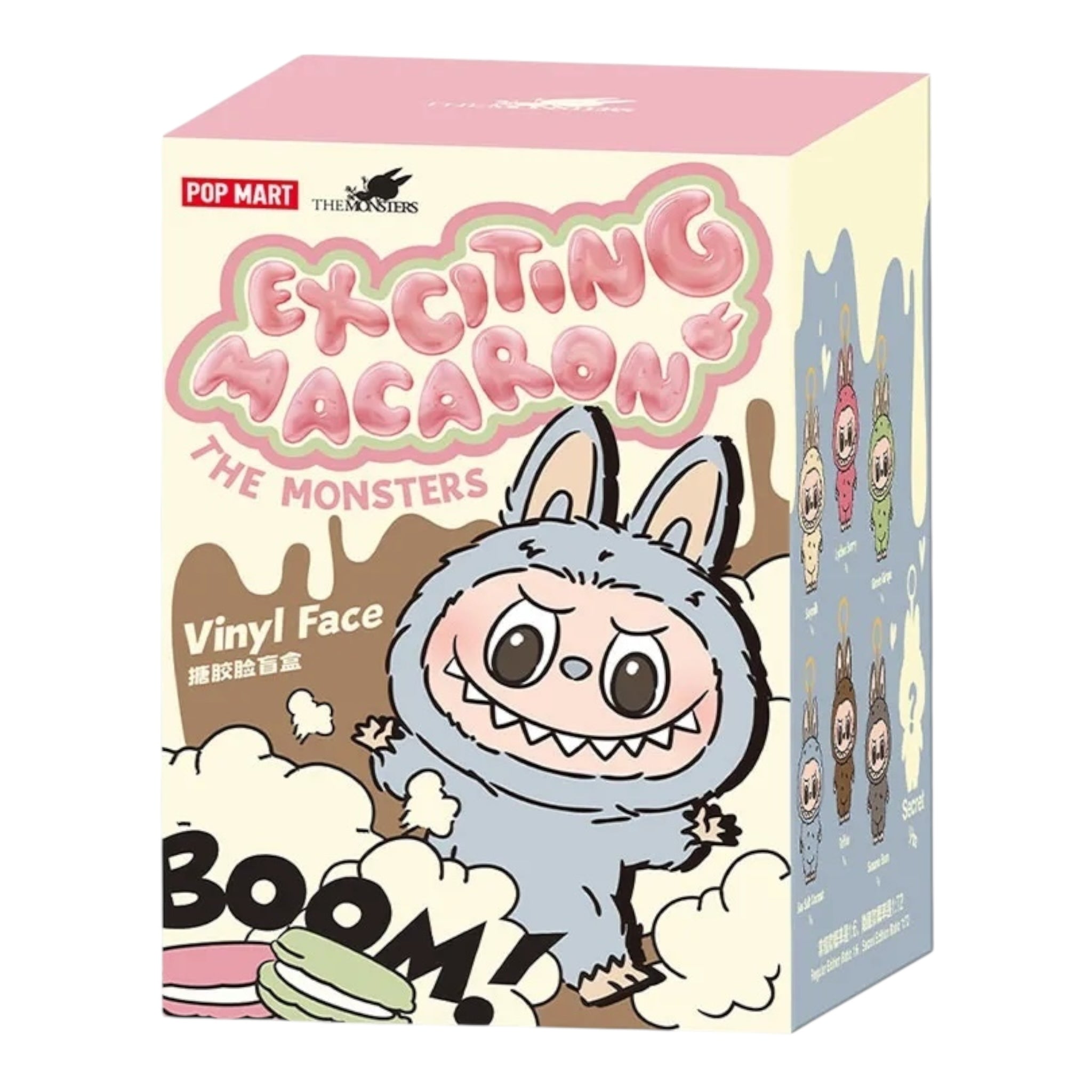 Pop Mart Labubu The Monsters Exciting Macaron Vinyl Face