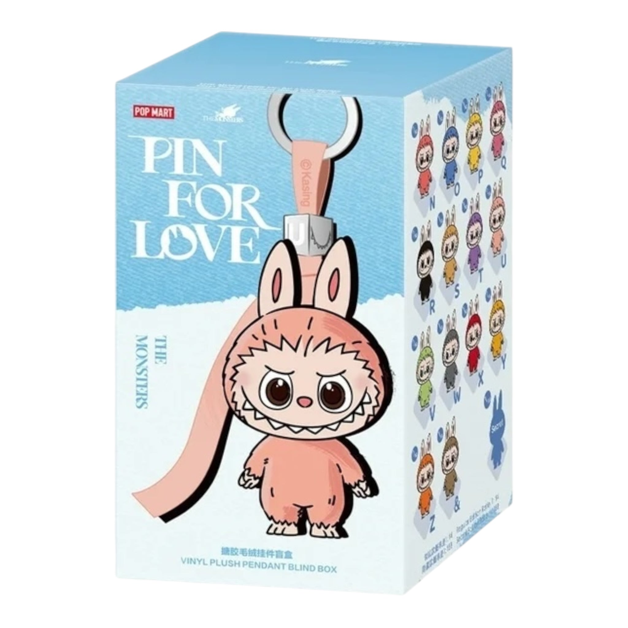 ♡Candy♡ LABUBU PIN FOR LOVE 後半 (N〜Z) LABUBU - Pin for Love Plush Pendant Blind Box (N-Z