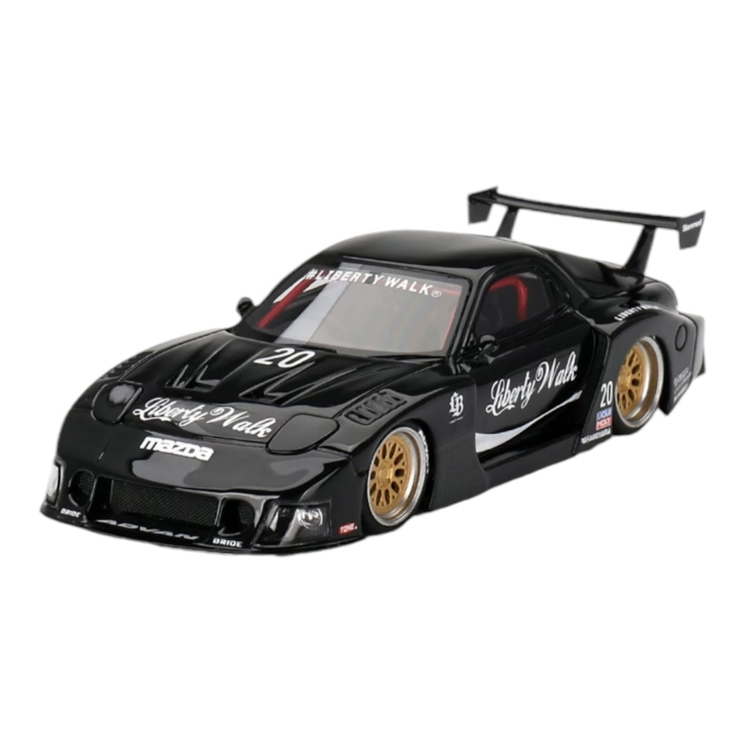 1/43 TSM MODEL MAZDA RX-7 LB-Super Silhouette Liberty Walk Black