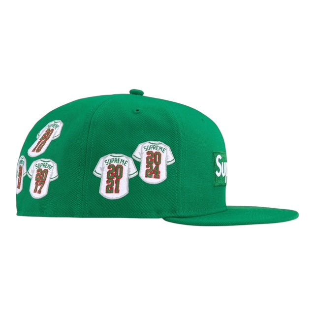 Supreme Jerseys Box Logo New Era Fitted Hat – Bootleggers213
